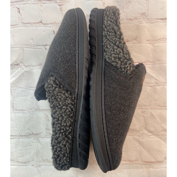 Dearfoams Men’s Clog Slippers Large 11–12 Dark Gray Memory Foam Indoor Outdoor - Picture 7 of 16